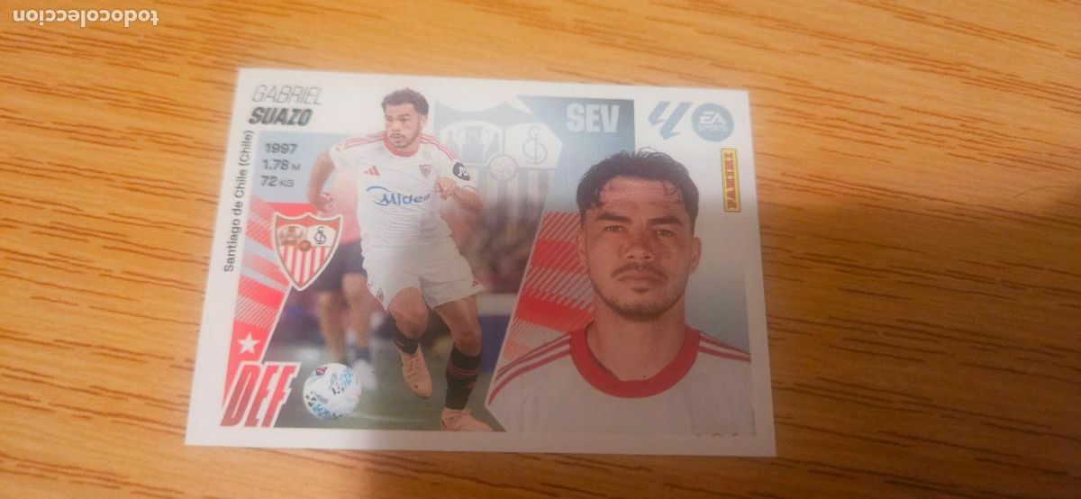 Football Stickers: fichaje 26 suazo espa&ntilde;ol liga este 2025 2026 26 sin pegar