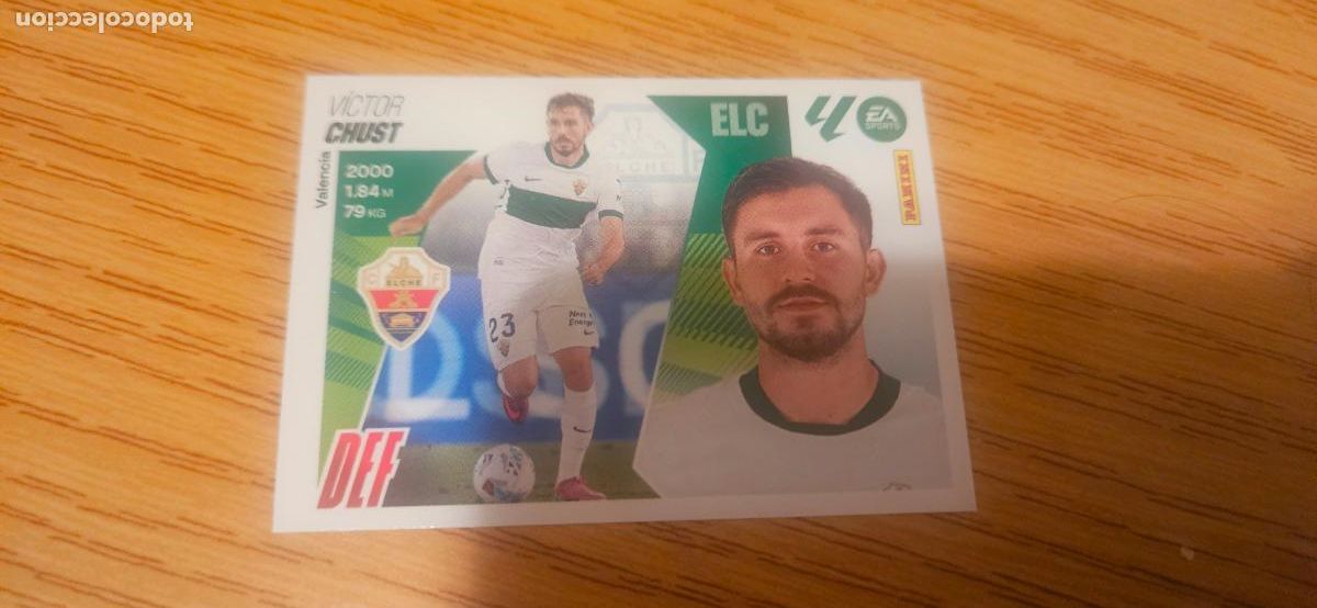 Cromos de Futebol: fichaje 25 chust elche liga este 2025 2026 26 sin pegar