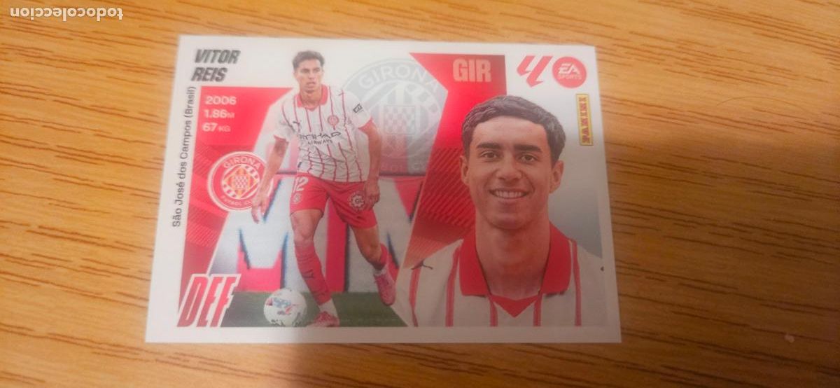 Cromos de Futebol: fichaje 28 reis girona liga este 2025 2026 26 sin pegar