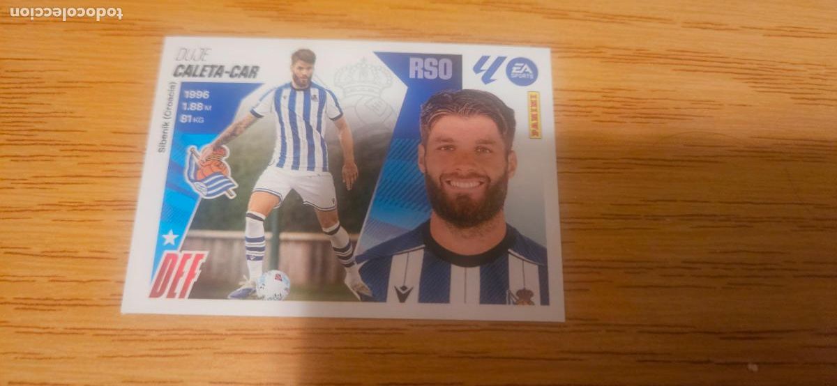 Cromos de Futebol: fichaje 29 caleta car real sociedad liga este 2025 2026 26 sin pegar