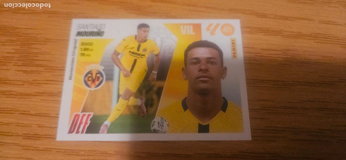 Cromos de Futebol: fichaje 30 mouri&ntilde;o villareal liga este 2025 2026 26 sin pegar