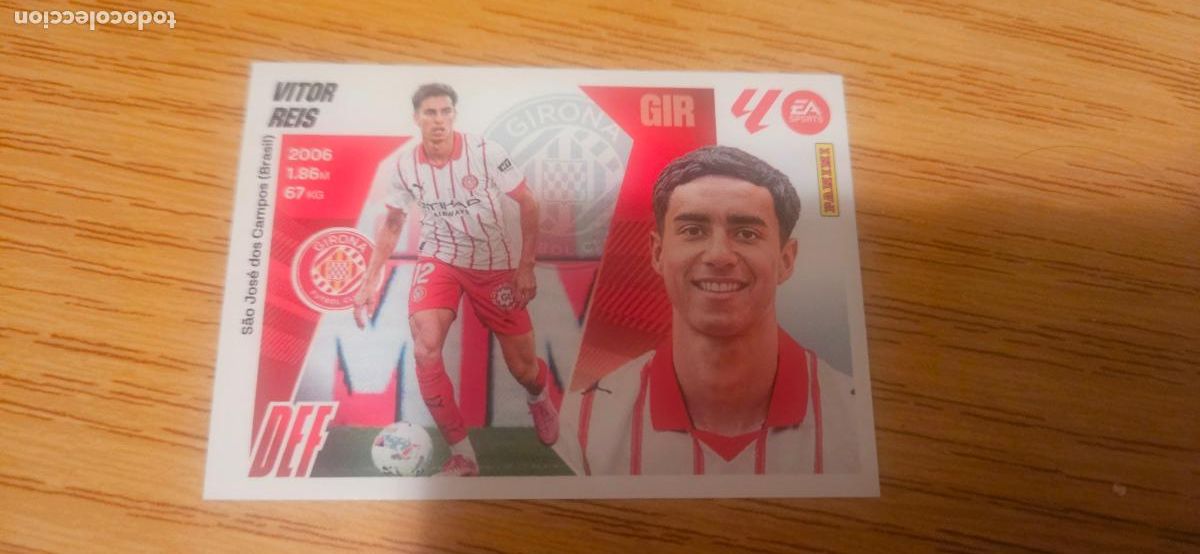 Cromos de Futebol: fichaje 28 reis girona liga este 2025 2026 26 sin pegar