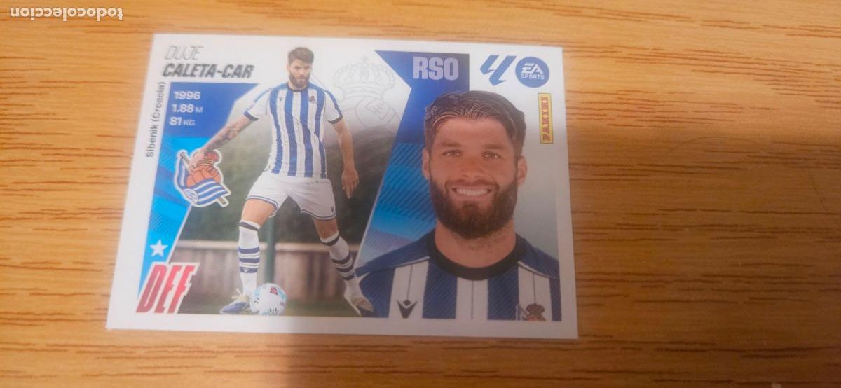 Cromos de Futebol: fichaje 29 caleta car real sociedad liga este 2025 2026 26 sin pegar
