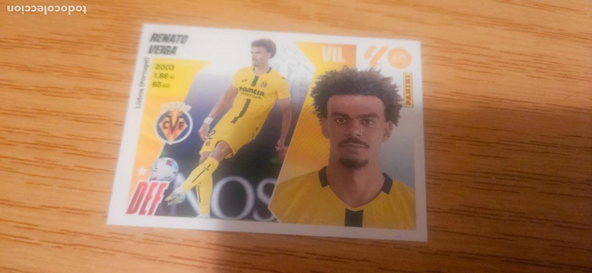 Cromos de Futebol: fichaje 45 veiga villarreal liga este 2025 2026 26 sin pegar