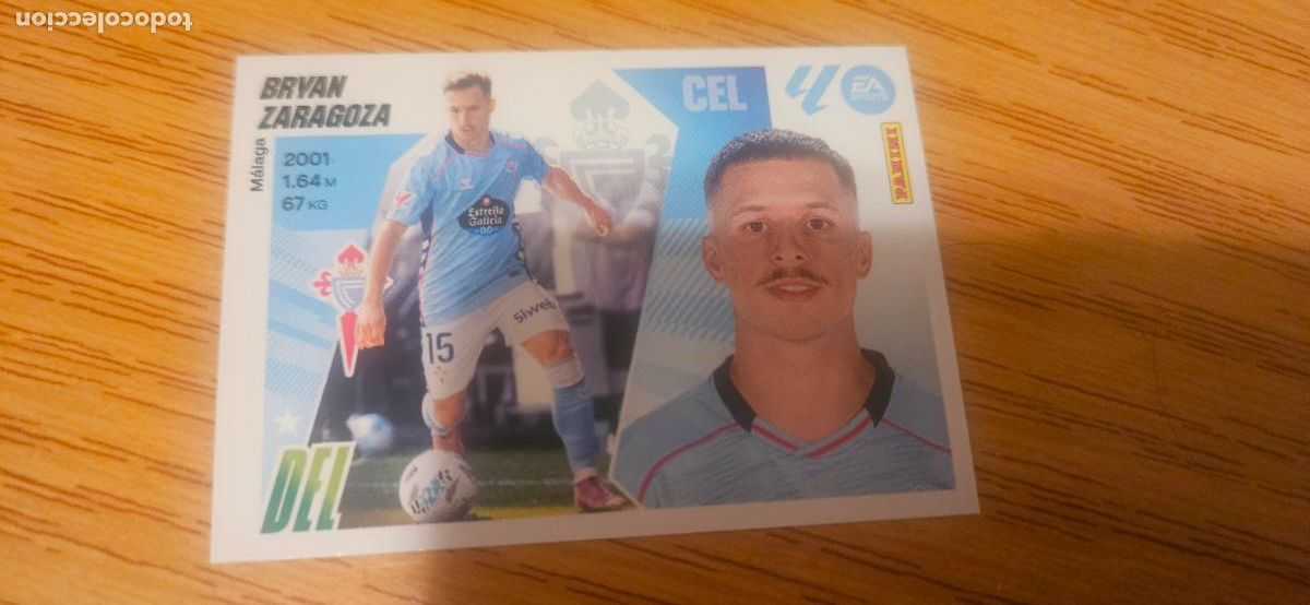 Cromos de Futebol: fichaje 31 zaragoza bryan celta liga este 2025 2026 26 sin pegar