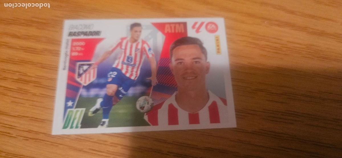 Cromos de F&uacute;tbol: fichaje 42 raspadori atletico de madrid liga este 2025 2026 26 sin pegar