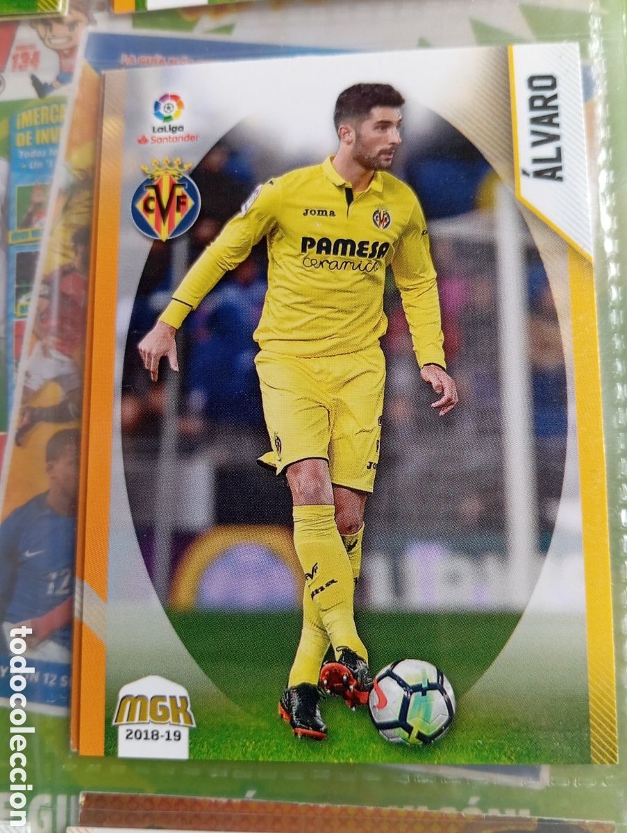 Cromos de Futebol: Alvaro Villareal Ficha Cromo de futbol Megacracks 2018-2019 Liga Santander MGK 18-19 Panini