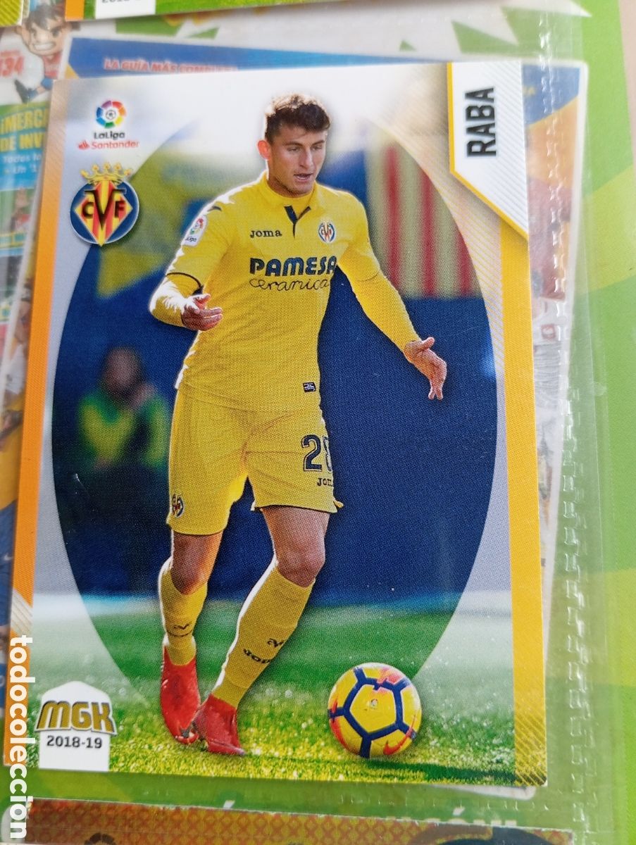 Fu&szlig;ball-Sticker: Raba Villareal Ficha Cromo de futbol Megacracks 2018-2019 Liga Santander MGK 18-19 Panini
