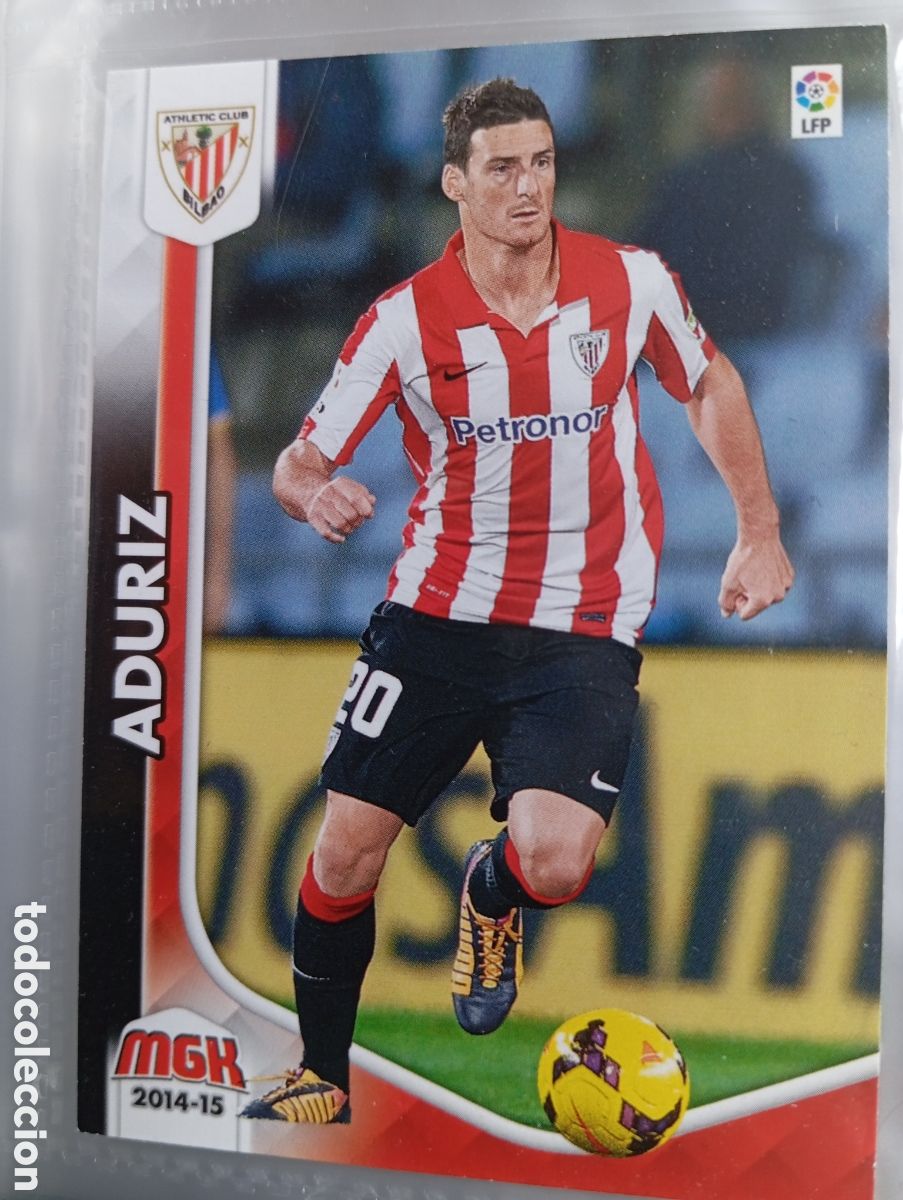 Fu&szlig;ball-Sticker: Aduriz Athletic Ficha Cromo de futbol Megacracks 2014-2015 Liga Espa&ntilde;ola MGK 14-15 Panini