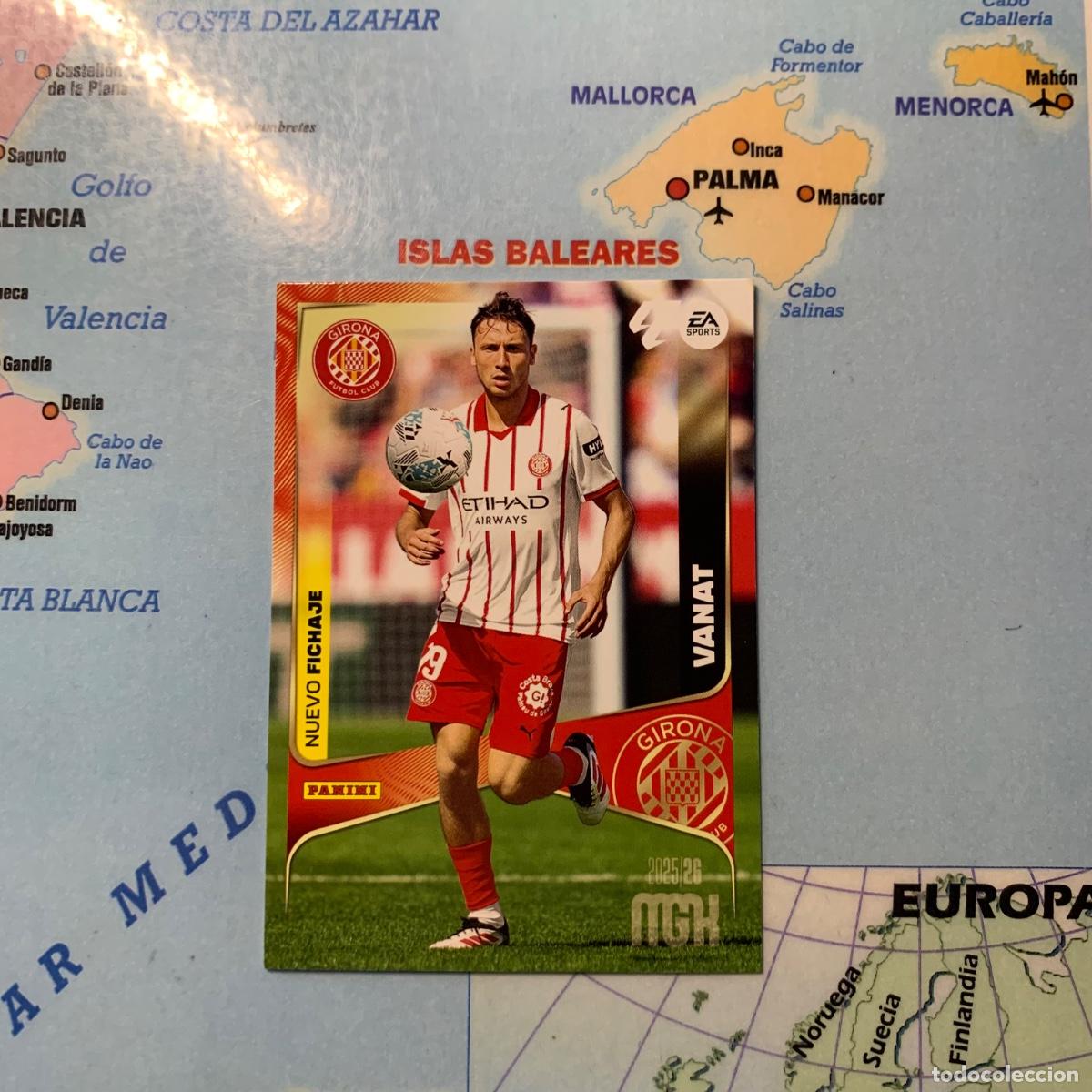 Cromos de f&uacute;tbol: Vanat nuevo fichaje n&uacute;mero 502 del Girona Megacracks 25-26 2025-2026