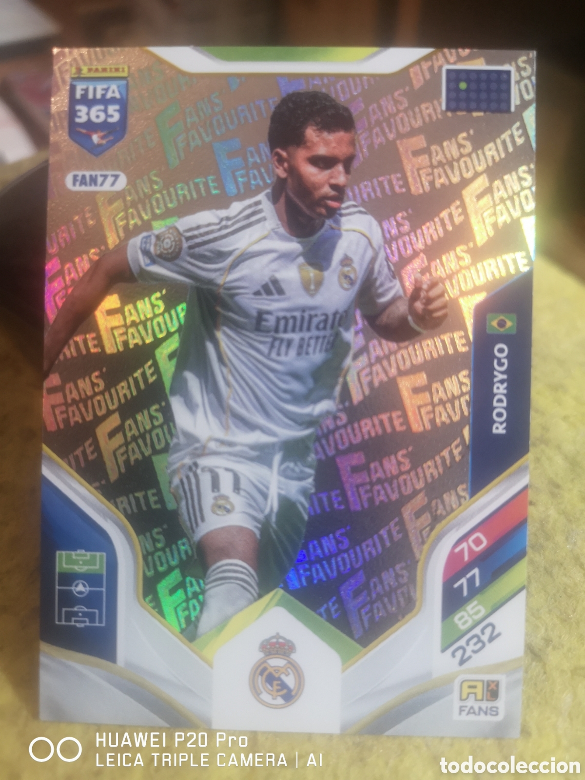 Cromos de F&uacute;tbol: ADRENALYN FIFA 365 2026 / FANS&acute; FAVOURITE - RODRYGO - REAL MADRID - FAN77
