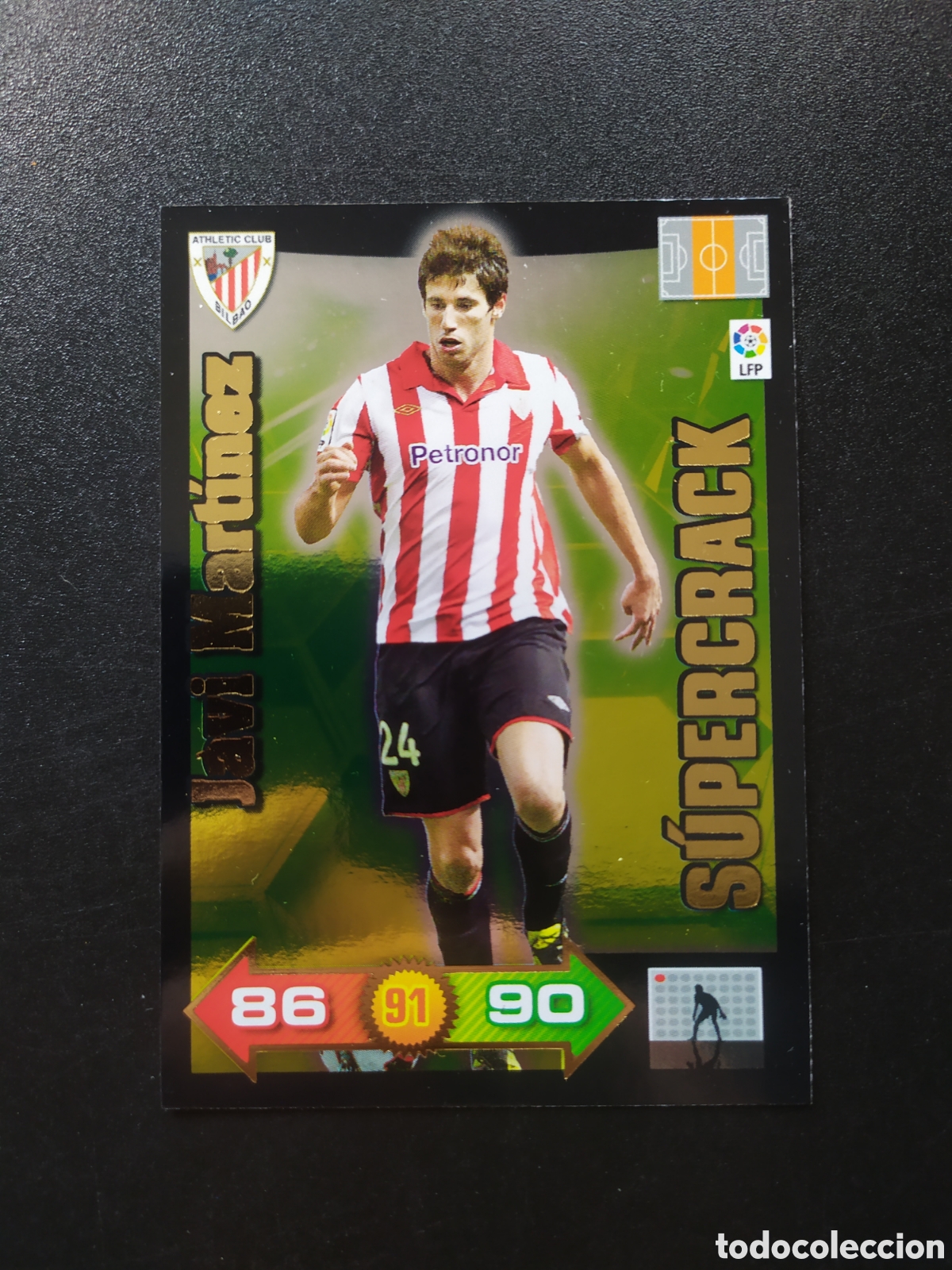 Cromos de F&uacute;tbol: Adrenalyn 2010 2011 10 11 panini Javi Mart&iacute;nez supercrack n&deg; 410 Athletic Bilbao