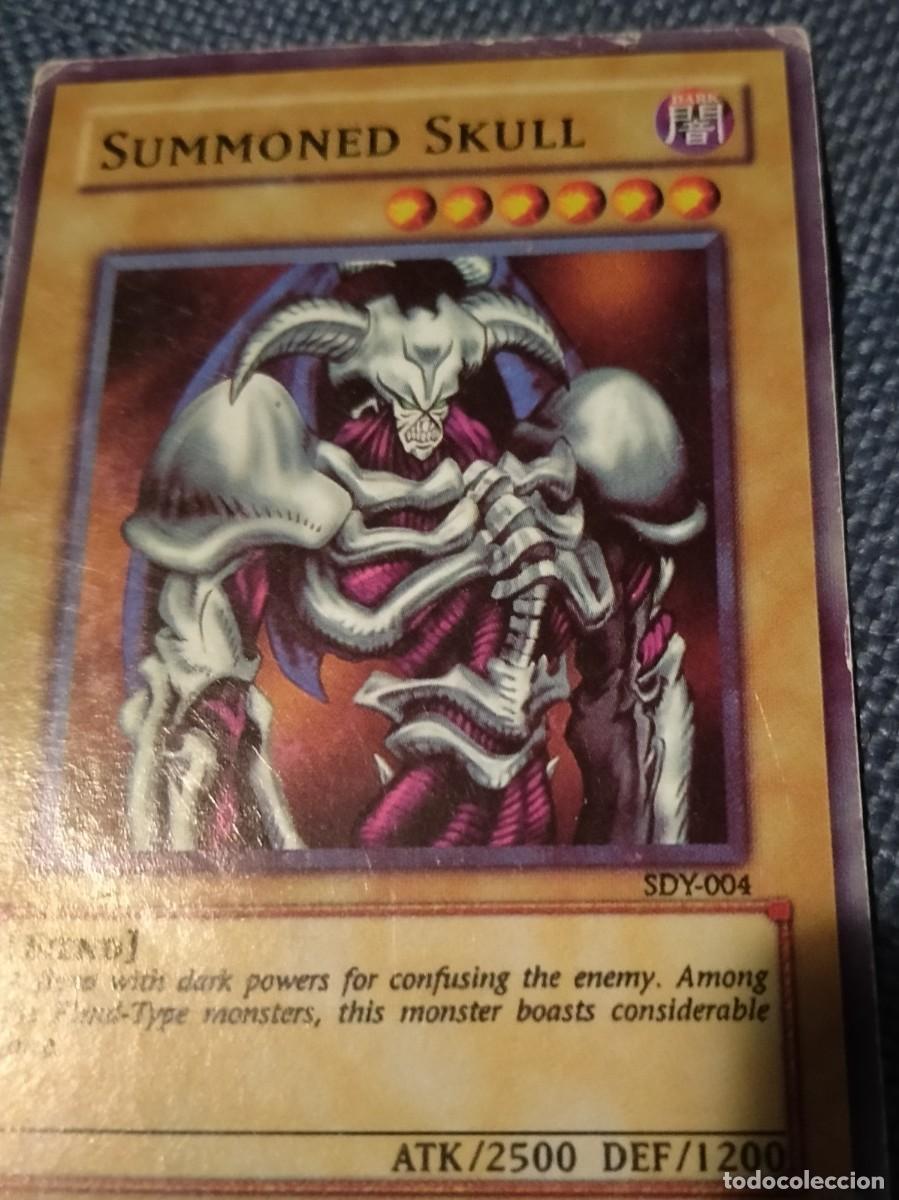 Cromos de f&uacute;tbol: Yu gi oh summoned skull sdy- - Foto 1