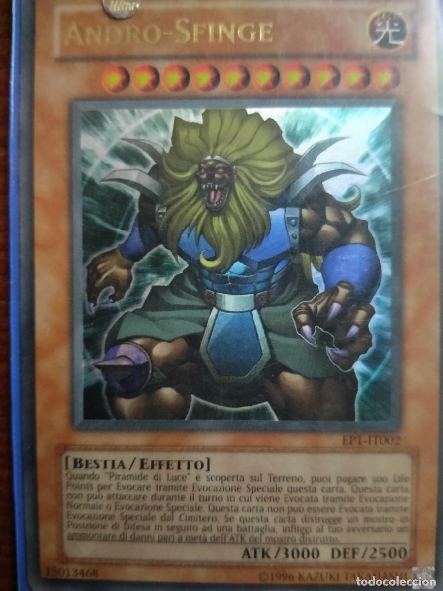 Cromos de f&uacute;tbol: Yu gi oh andro sfinge ep1 - Foto 1