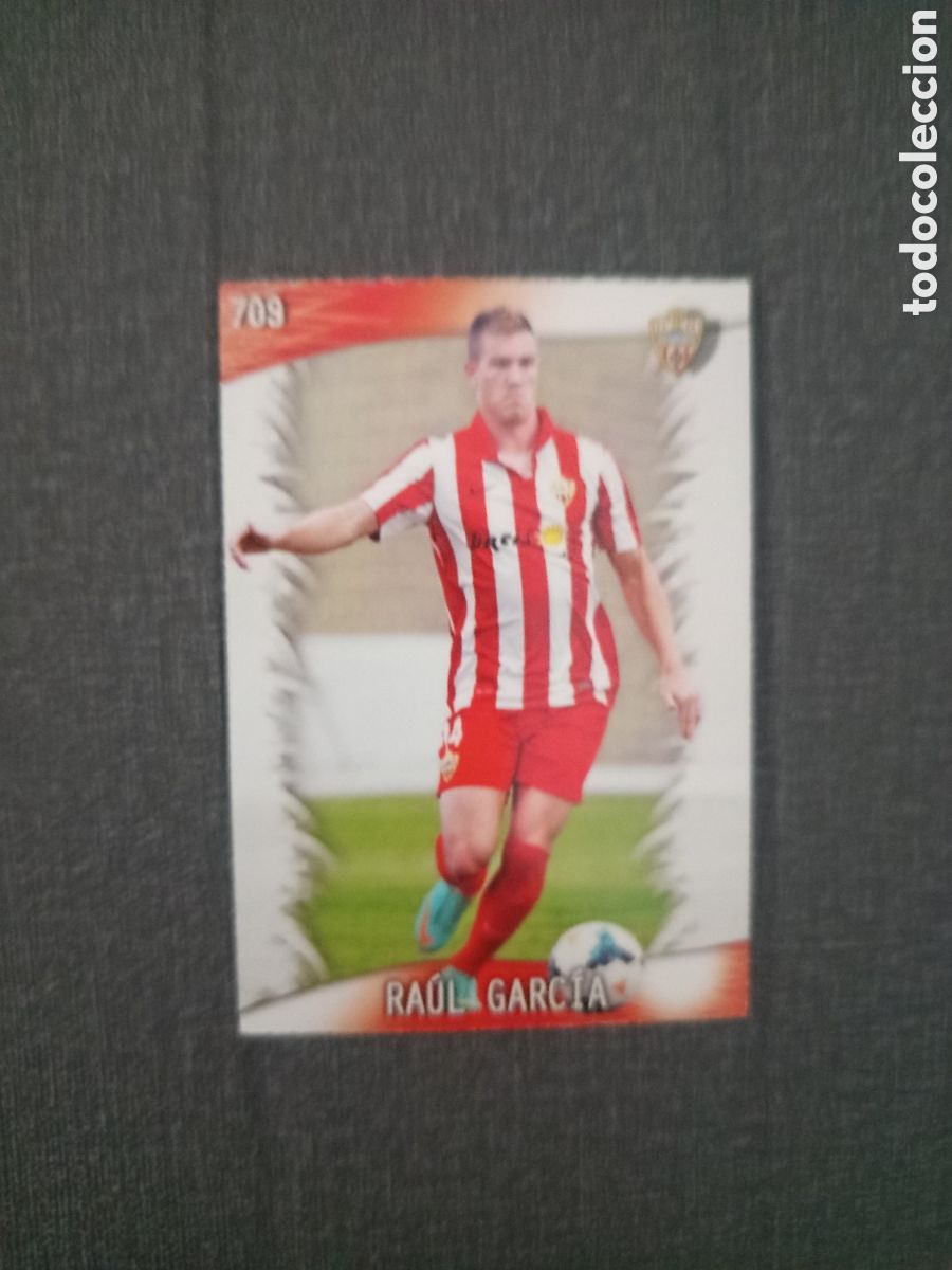 Cromos de F&uacute;tbol: ❇️ CROMO CARD RA&Uacute;L GARC&Iacute;A ALMER&Iacute;A 709 UH FICHAS LIGA 2013 2014 13 14 QUIZ MUNDICROMO ❇️
