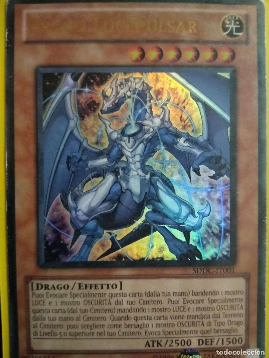Cromos de f&uacute;tbol: Yu gi oh drago lucepulsar sddc-01 - Foto 1