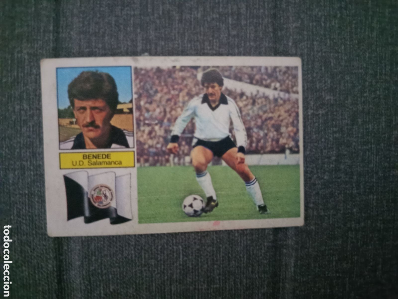 Cromos de F&uacute;tbol: ❇️ CROMO STICKER BENEDE SALAMANCA FICHAJE 11 1982 1983 82 83 EDICIONES ESTE DESPEGADO ❇️