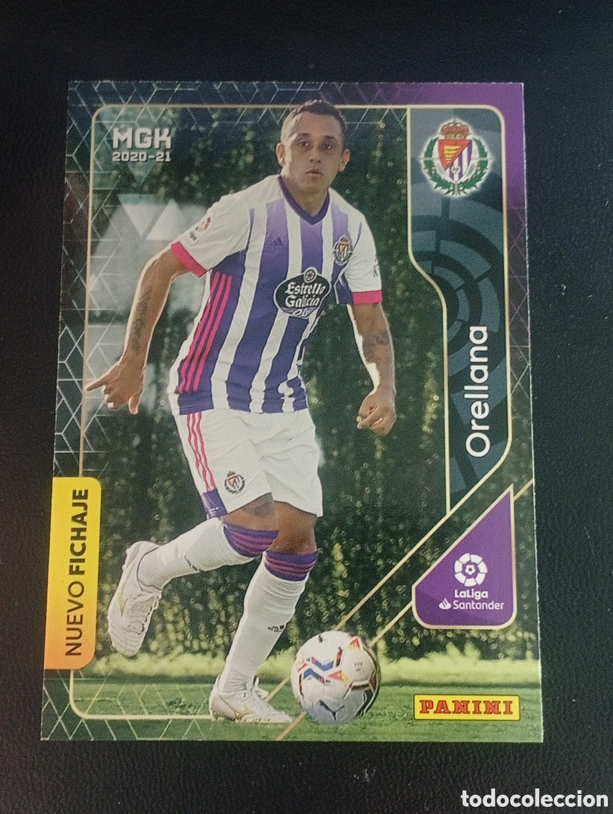 Fu&szlig;ball-Sticker: 428 nuevo fichaje ORELLANA VALLADOLID MEGACRACKS 2020 2022 20 21 CROMOS CARDS PANINI TOPPS
