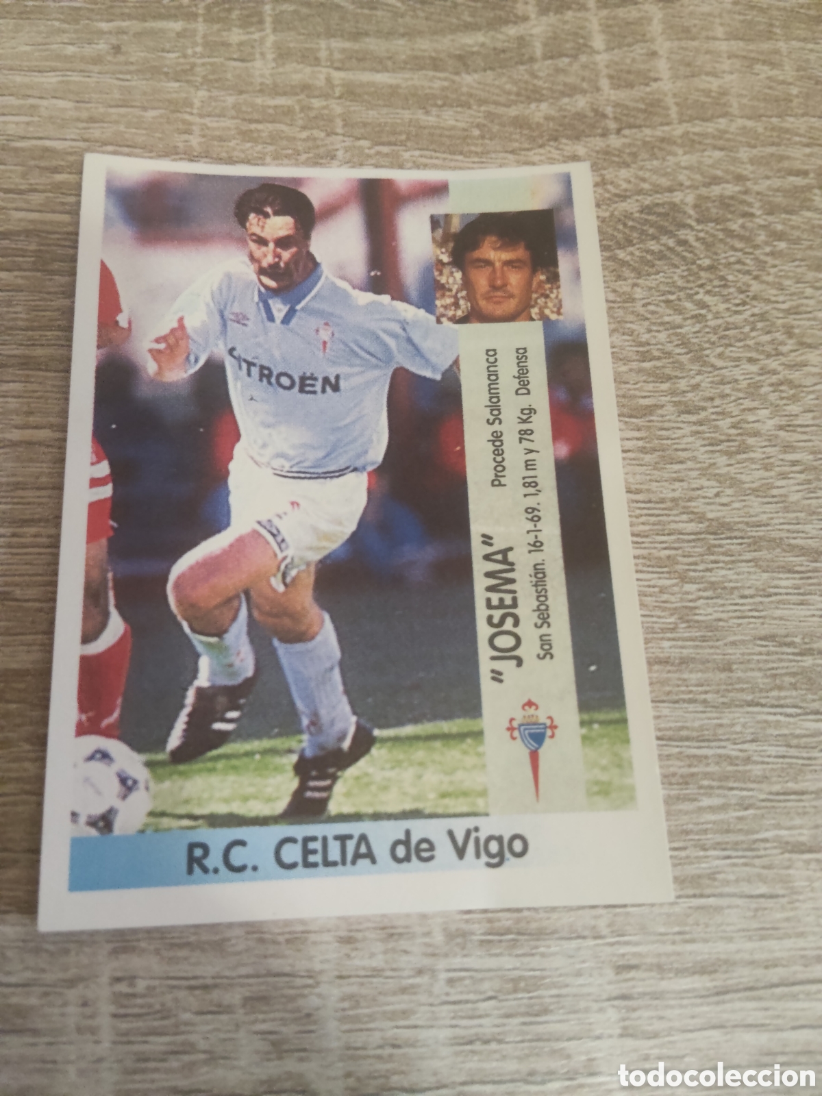 Cromos de F&uacute;tbol: Panini liga 1996 1997 96 97 fichaje 359 Josema Celta de Vigo