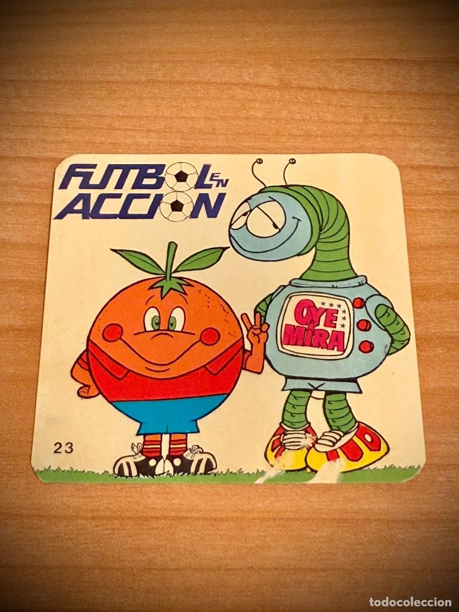 Cromos de f&uacute;tbol: Pegatina &rdquo;F&uacute;tbol en Acci&oacute;n&rdquo;