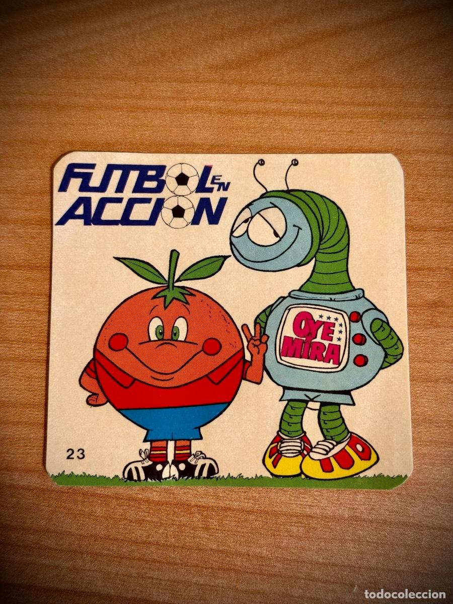 Cromos de f&uacute;tbol: Pegatina &rdquo;F&uacute;tbol en Acci&oacute;n&rdquo;