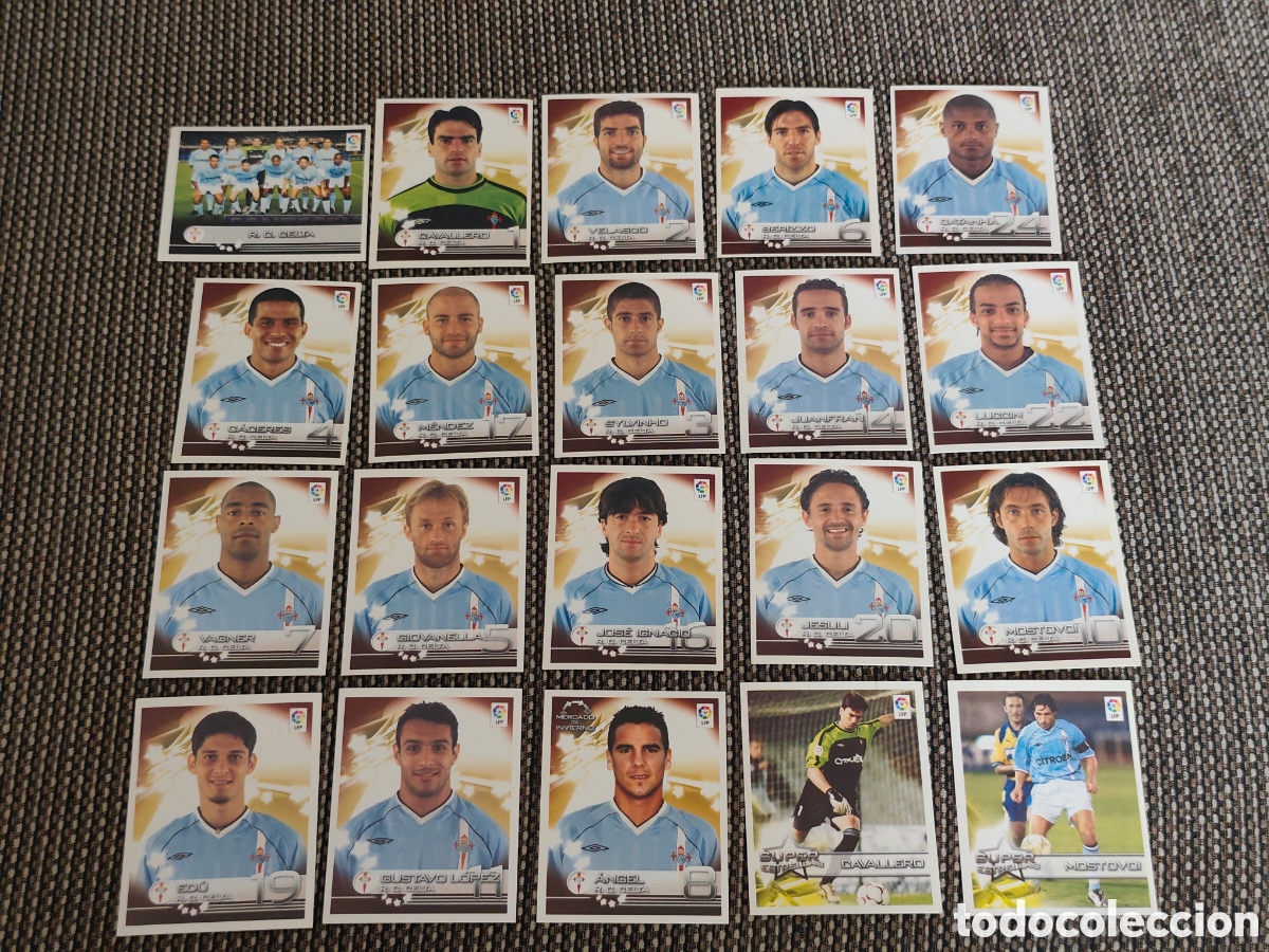 Cromos de Futebol: COMPLETO 20 CROMOS CELTA DE VIGO SUPERLIGA ESTRELLAS 2002 2003 #2