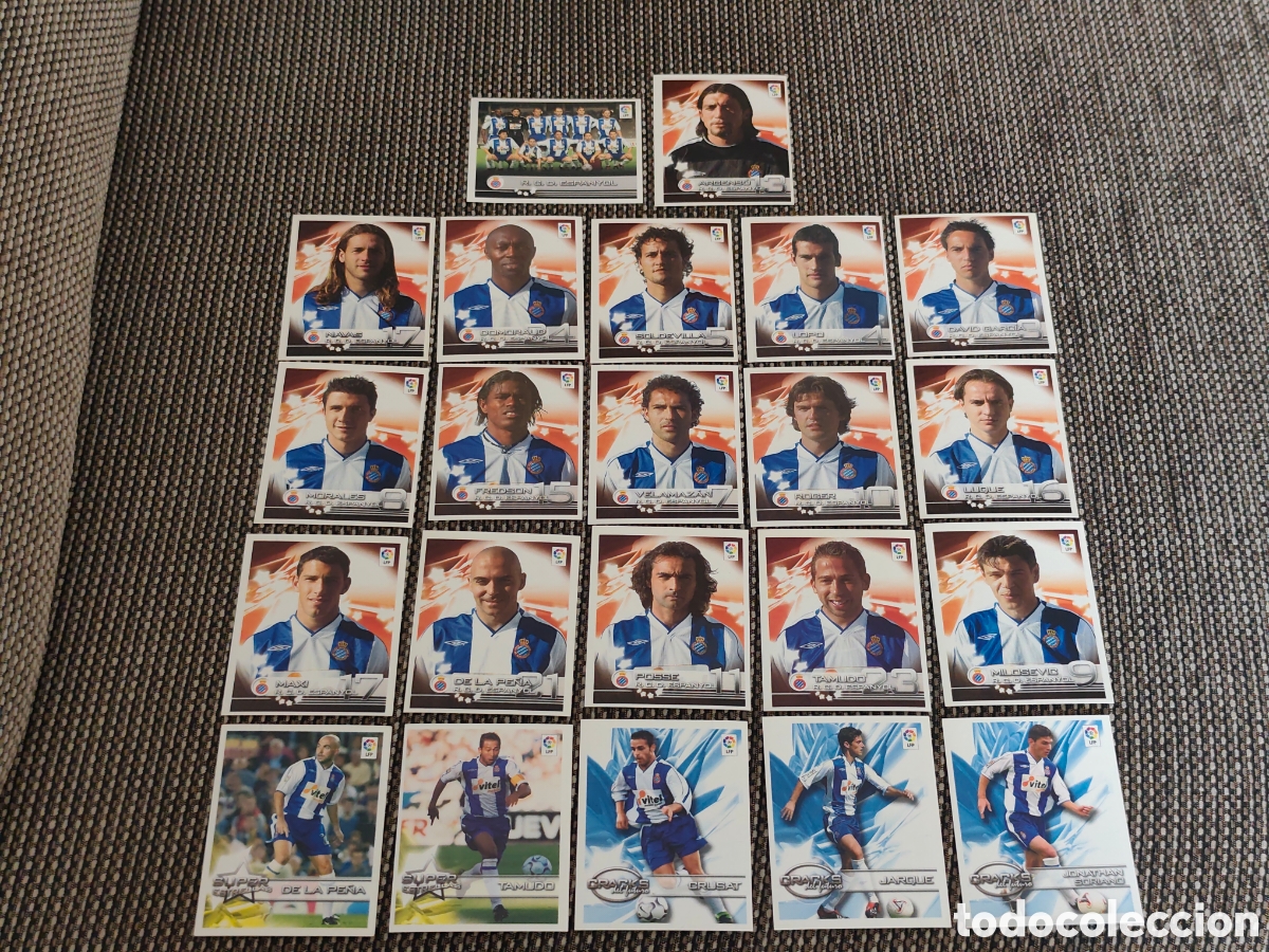 Cromos de Futebol: 22 CROMOS ESPANYOL SUPERLIGA ESTRELLAS 2002 2003 #2
