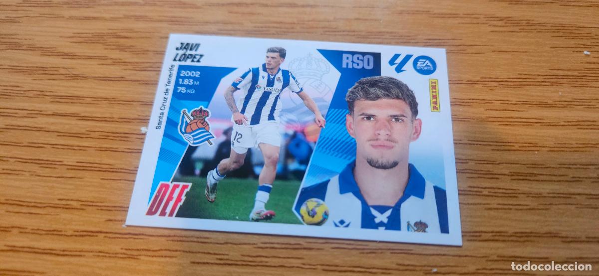 Cromos de f&uacute;tbol: javi lopez 10 real sociedad este 2025 2026 25 26 sin pegar
