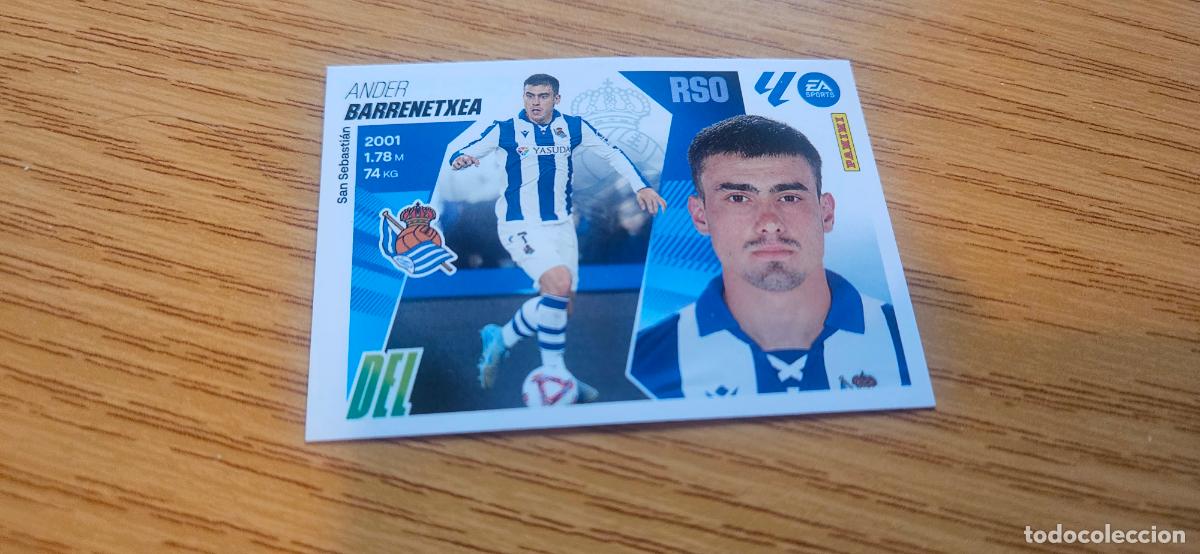 Cromos de f&uacute;tbol: barrenetxea 17 real sociedad este 2025 2026 25 26 sin pegar