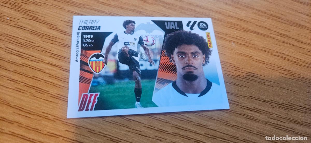 Cromos de f&uacute;tbol: correia 5a valencia este 2025 2026 25 26 sin pegar