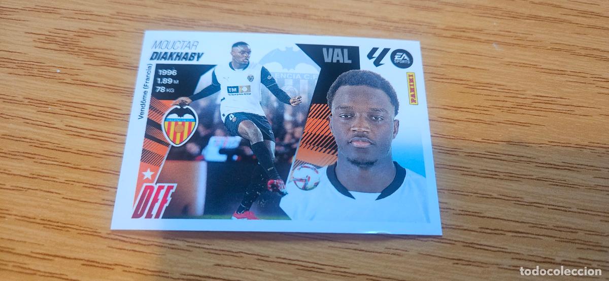 Cromos de f&uacute;tbol: dikhaby 7 valencia este 2025 2026 25 26 sin pegar