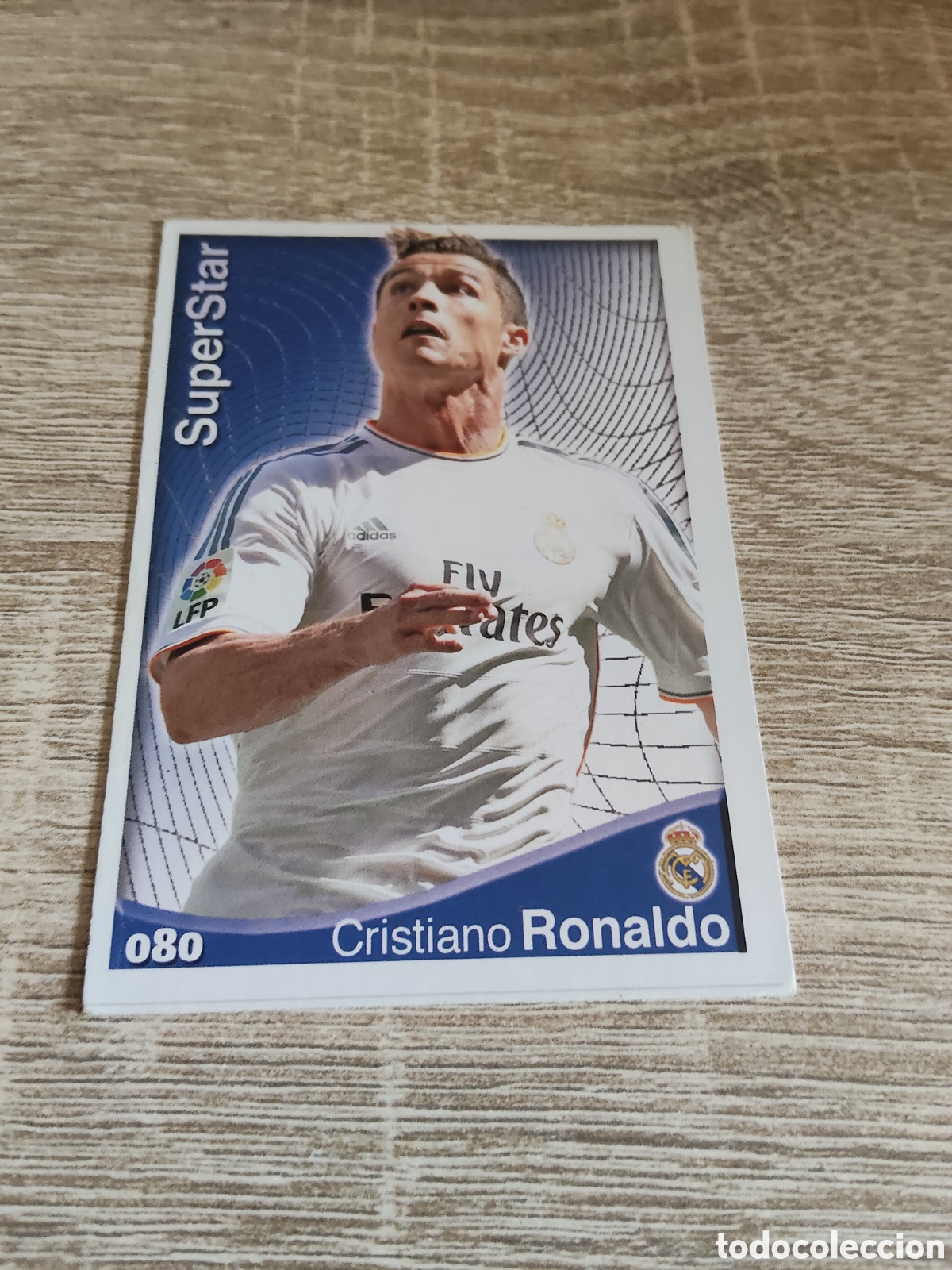 Cromos de F&uacute;tbol: Mundicromo las fichas de la liga 2015 80 Cristiano Ronaldo Real Madrid super star