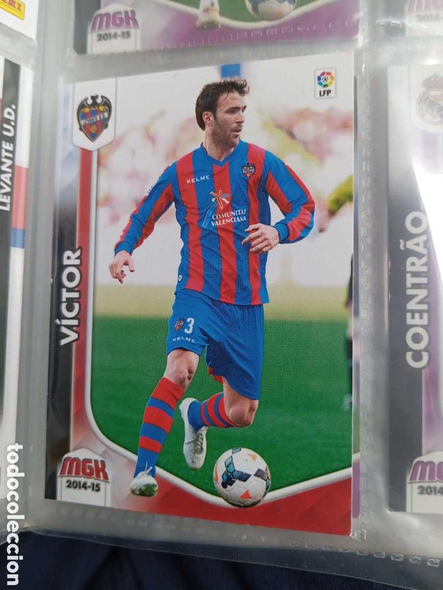 Fu&szlig;ball-Sticker: Victor Levante UD Ficha Cromo de futbol Megacracks 2014-2015 Liga BBVA MGK 14-15 Panini
