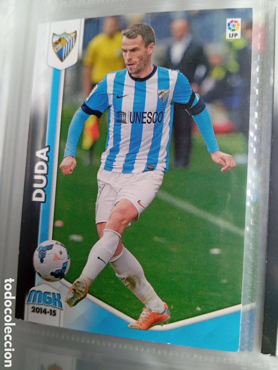 Cromos de Futebol: Duda Malaga CF Ficha Cromo de futbol Megacracks 2014-2015 Liga BBVA MGK 14-15 Panini