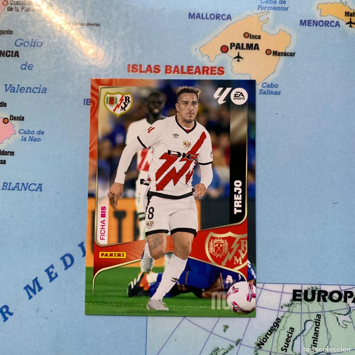 Cromos de F&uacute;tbol: Trejo n&uacute;mero 302 Bis Del Rayo Vallecano megacracks 25-26 2025-2026