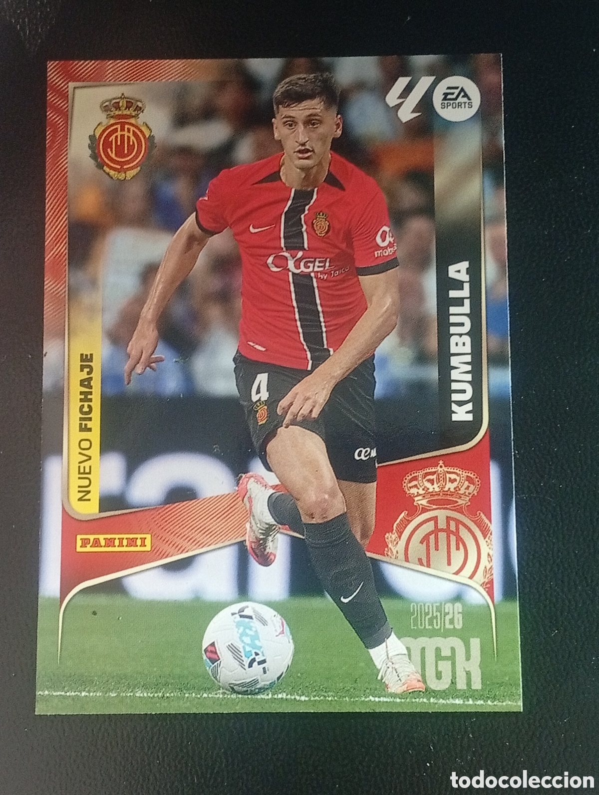 Figurine di Calcio: 482 nuevo fichaje KUMBULLA MALLORCA MEGACRACKS 2025 2026 25 26 CROMOS PANINI TOPPS 3 EDICI&Oacute;N