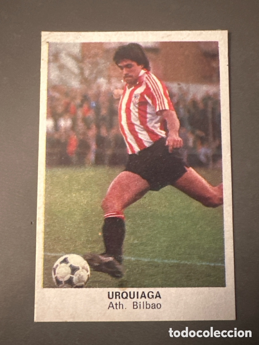 Cromos de f&uacute;tbol: CROMO LIGA CANO URQUIAGA ATH DE BILBAO F&Uacute;TBOL 84 CROPAN. DESPEGADO