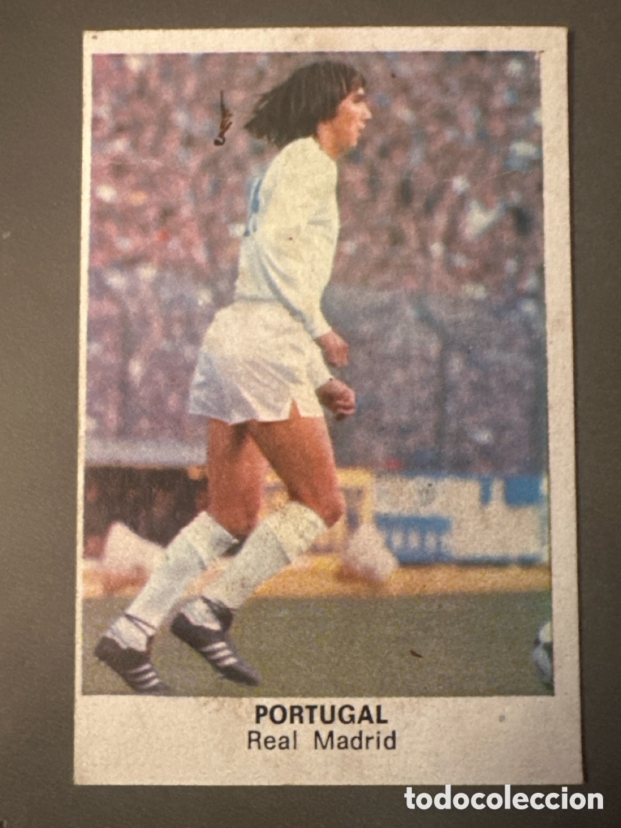 Cromos de f&uacute;tbol: CROMO LIGA CANO PORTUGAL REAL MADRID F&Uacute;TBOL 84 CROPAN. DESPEGADO