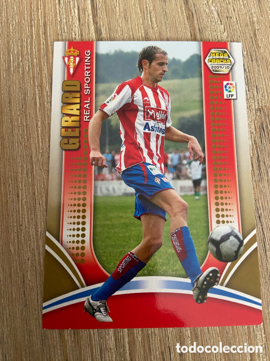 Fu&szlig;ball-Sticker: 240 Gerard SPORTING DE GIJON MEGACRACKS 2009 2010 PANINI 09-10 09 10