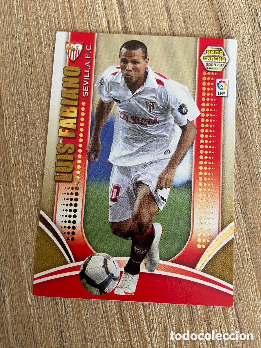 Fu&szlig;ball-Sticker: 233 Luis Fabiano SEVILLA MEGACRACKS 2009 2010 PANINI 09-10 09 10
