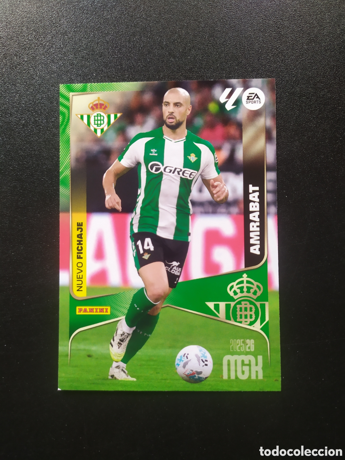 Cromos de F&uacute;tbol: Megacracks 2025 2026 25 26 panini Amrabat fichaje n&deg; 503 Real Betis