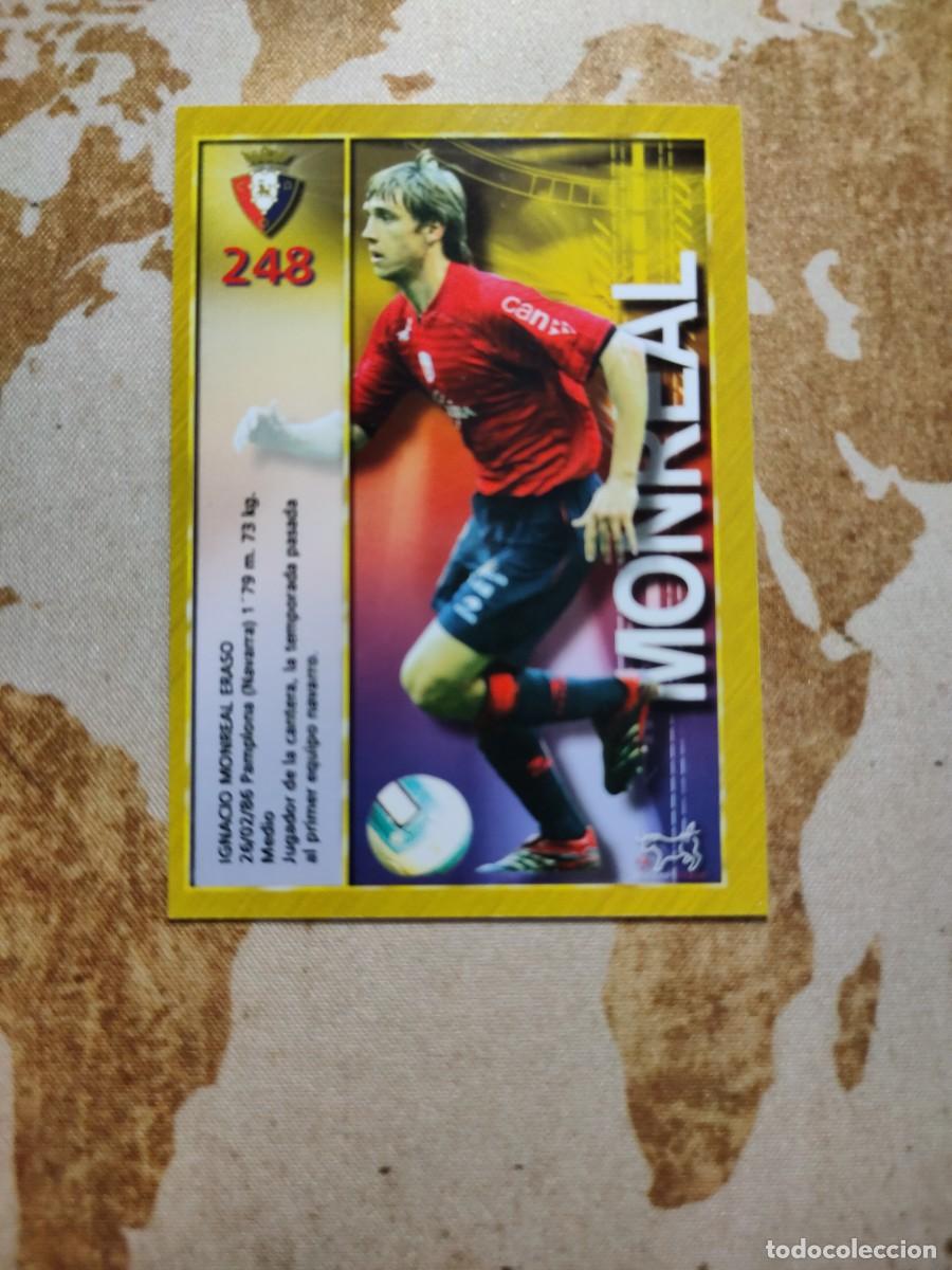 Cromos de f&uacute;tbol: Ediciones Estadio OSASUNA 248 MONREAL 2007-08 - Foto 2