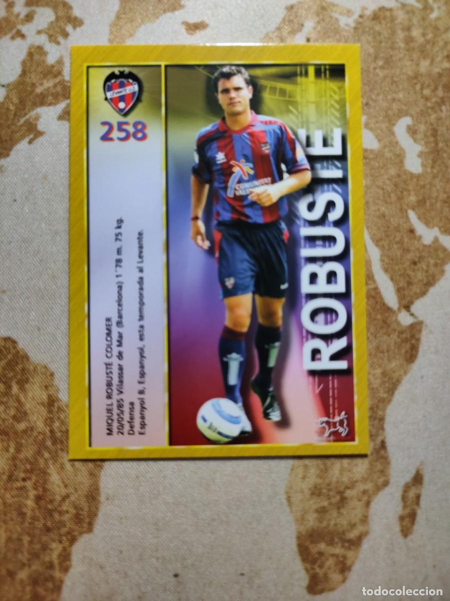 Cromos de f&uacute;tbol: Ediciones Estadio Levante 258 ROBUST&Eacute; 2007-08 - Foto 2