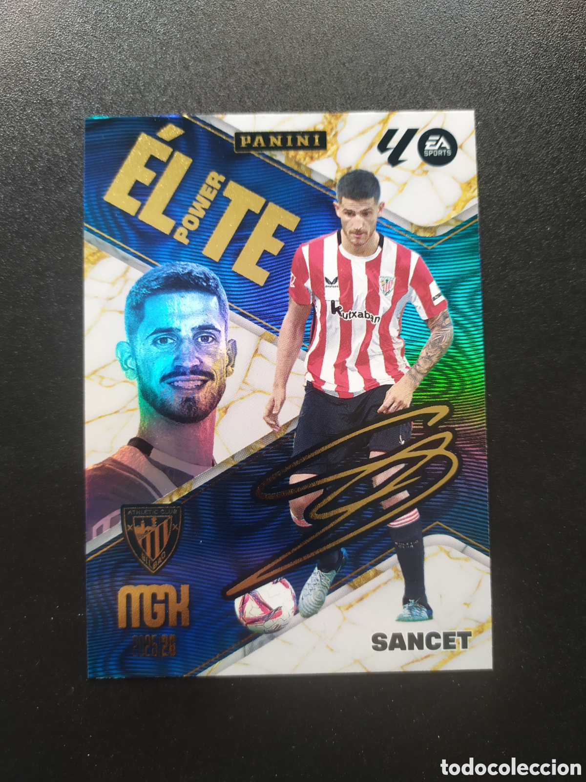 Cartes &agrave; collectionner de Football: Megacracks 2025 2026 25 26 panini Sancet &eacute;lite power n&deg; P17 P 17 Athletic Bilbao