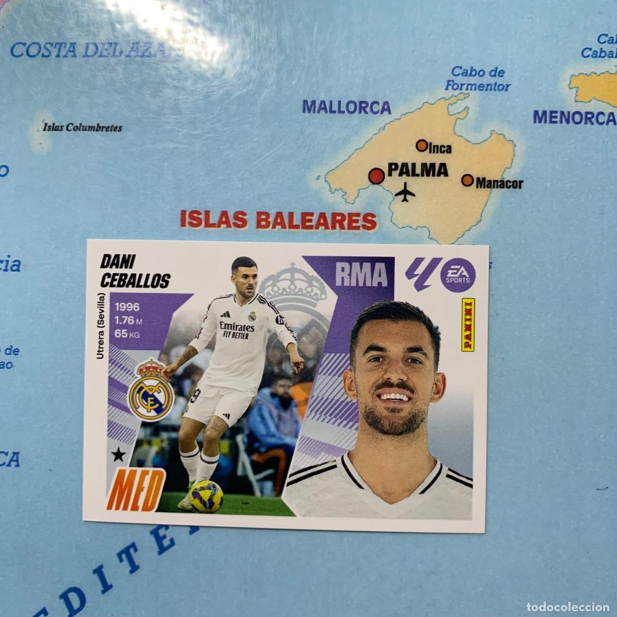 Cromos de f&uacute;tbol: Ceballos n&uacute;mero 13 del Real Madrid cromo liga este 25-26 2025-2026