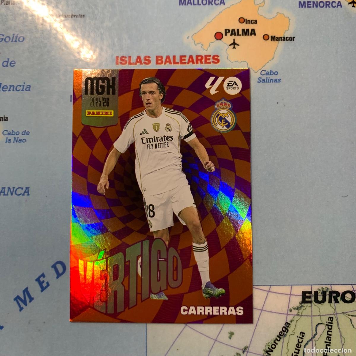 Cromos de Futebol: Carreras nuevo v&eacute;rtigo n&uacute;mero 508 Del Real Madrid Megacracks 25-26 2025-2026