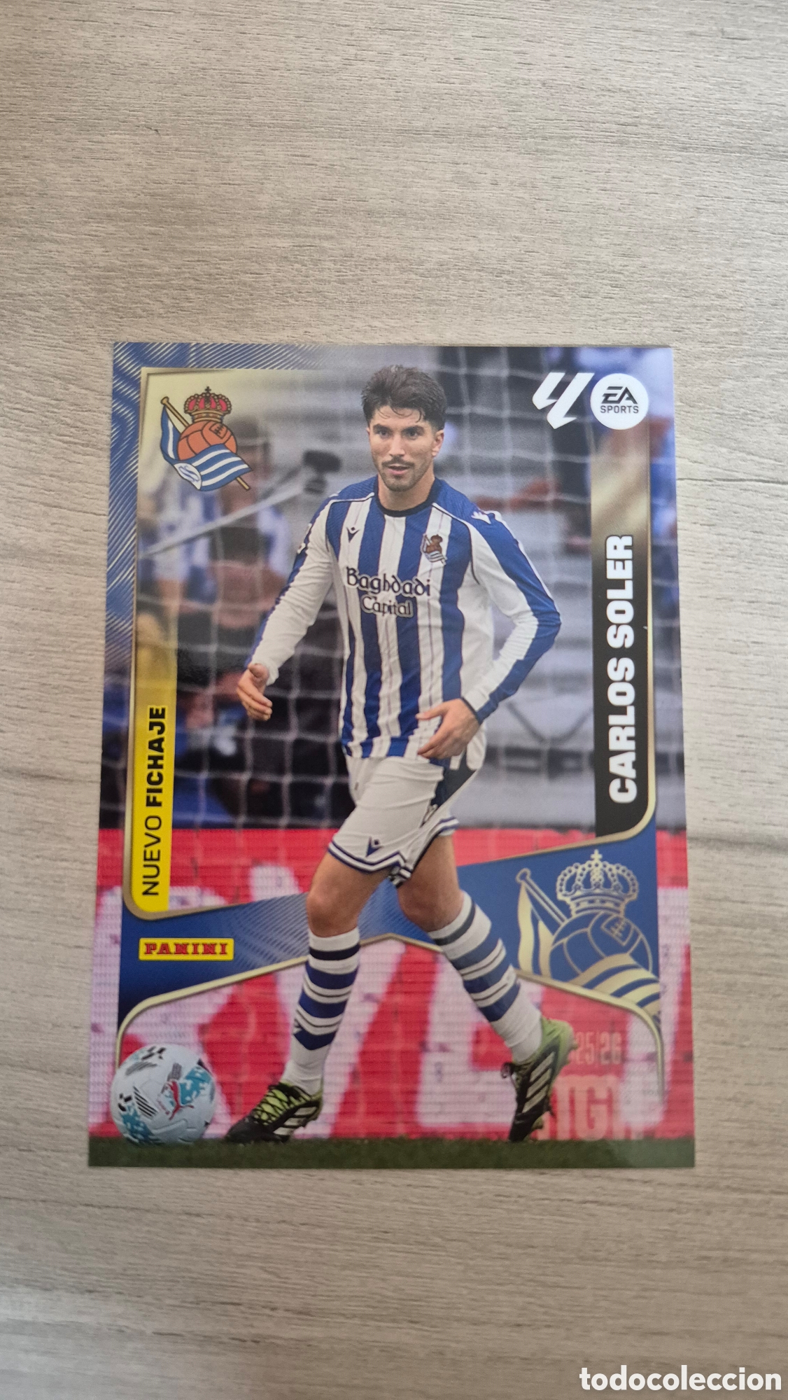 Fu&szlig;ball-Sticker: Fichaje N&deg;491 Carlos Soler Megacracks 25/26