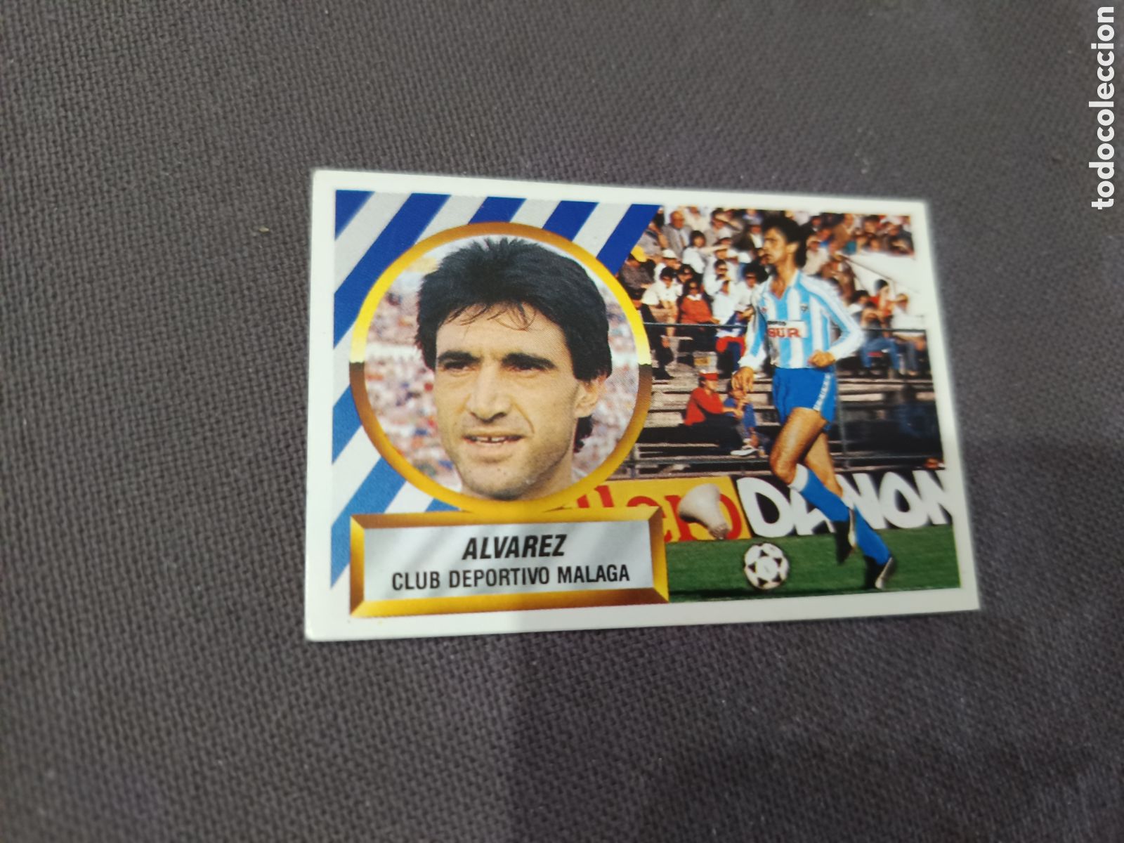 Cromos de F&uacute;tbol: ED. ESTE 1988-89 ULTIMO FICHAJE N&ordm; 24 - ALVAREZ - CD MALAGA ( SIN PEGAR )