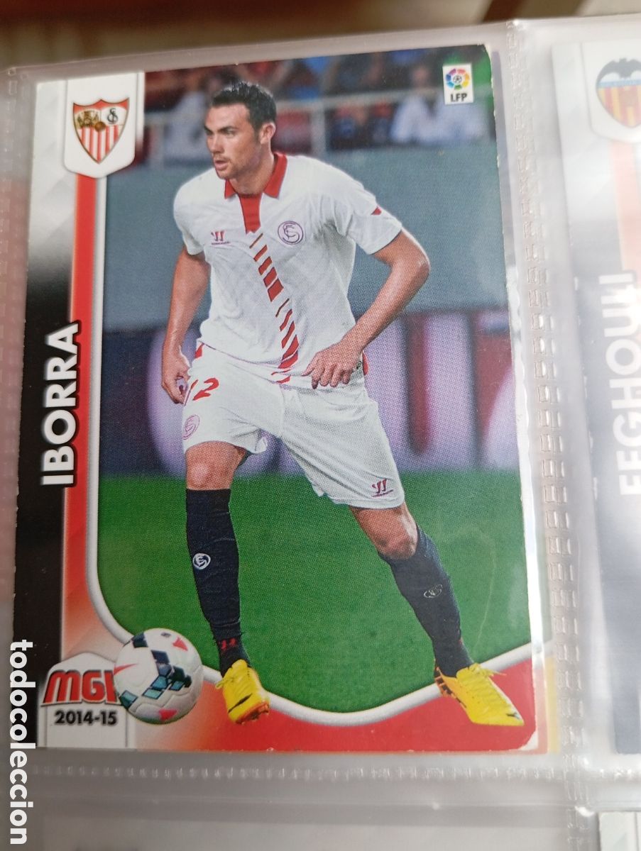 Fu&szlig;ball-Sticker: Iborra Sevilla FC Ficha Cromo de futbol Megacracks 2014-2015 Liga BBVA MGK 14-15 Panini