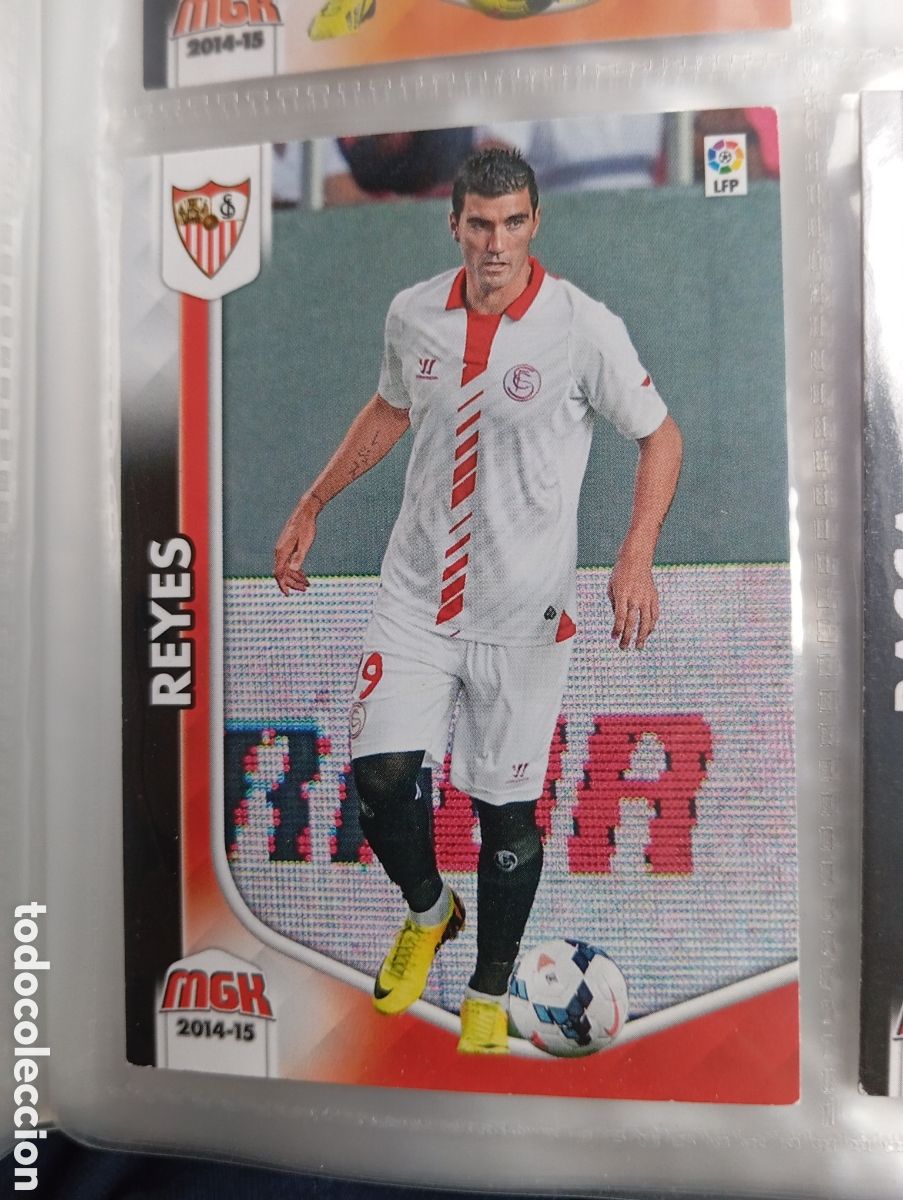 Cromos de Futebol: Reyes Sevilla FC Ficha Cromo de futbol Megacracks 2014-2015 Liga BBVA MGK 14-15 Panini